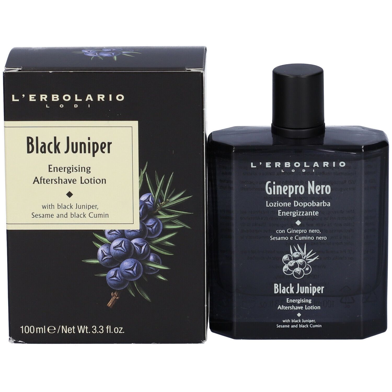 L'Erbolario GINEPRO NERO Aftershave Lotion