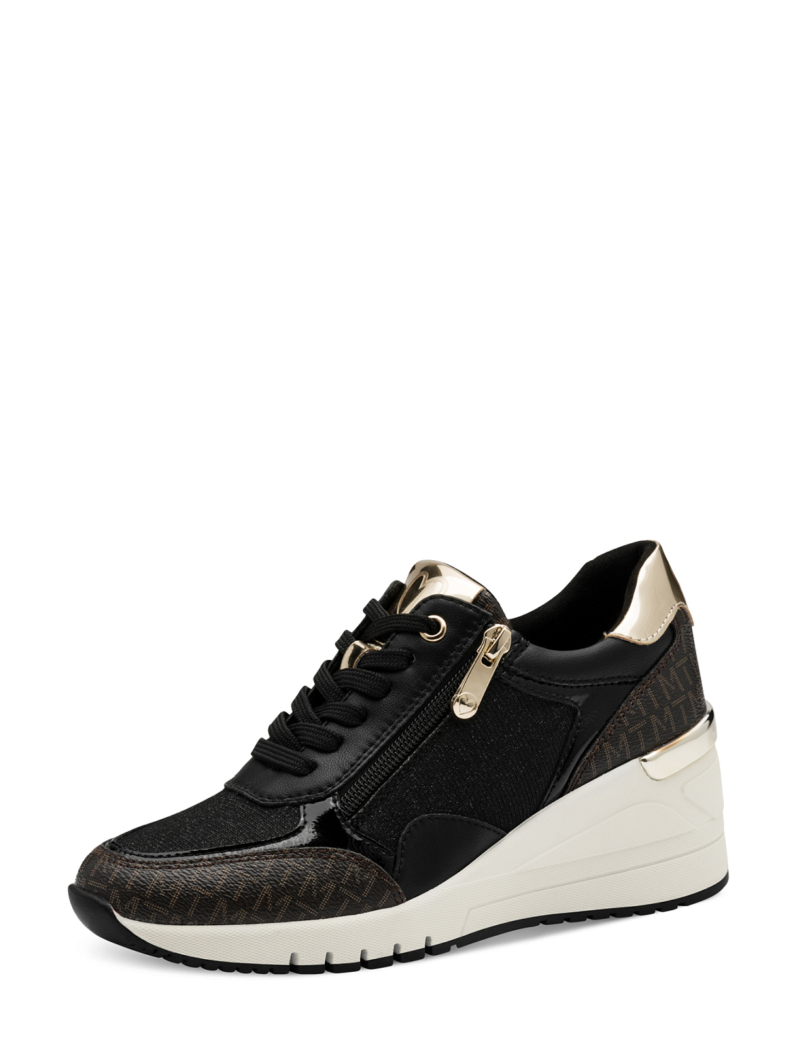 Marco Tozzi Gold Emblem Sneakers