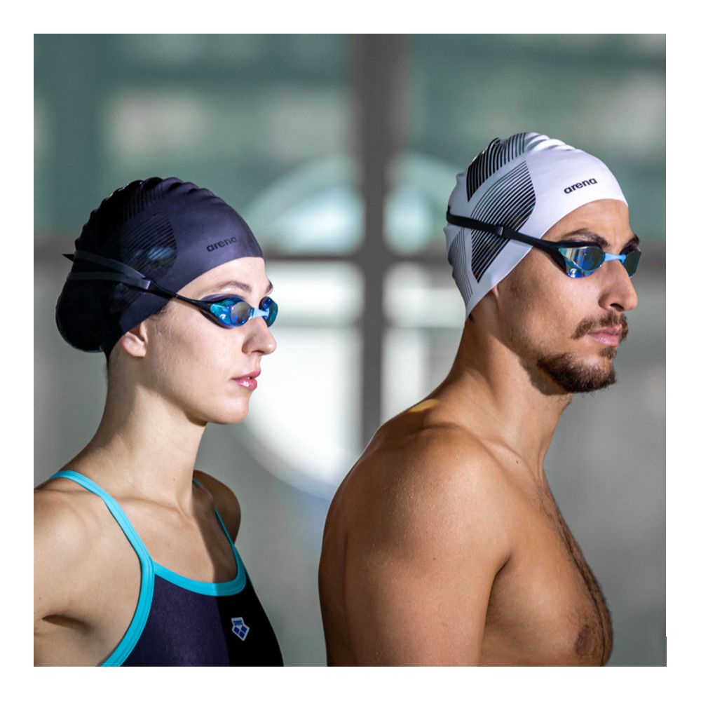 Arena DIAMONDS - Bonnet de bain black/white