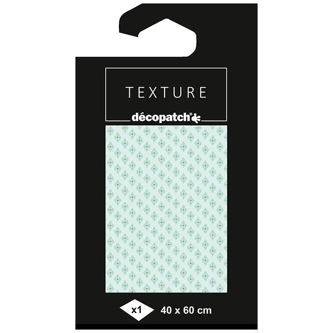 Papier Texture Décopatch n°786 - 1 feuille 40x60cm - Vert