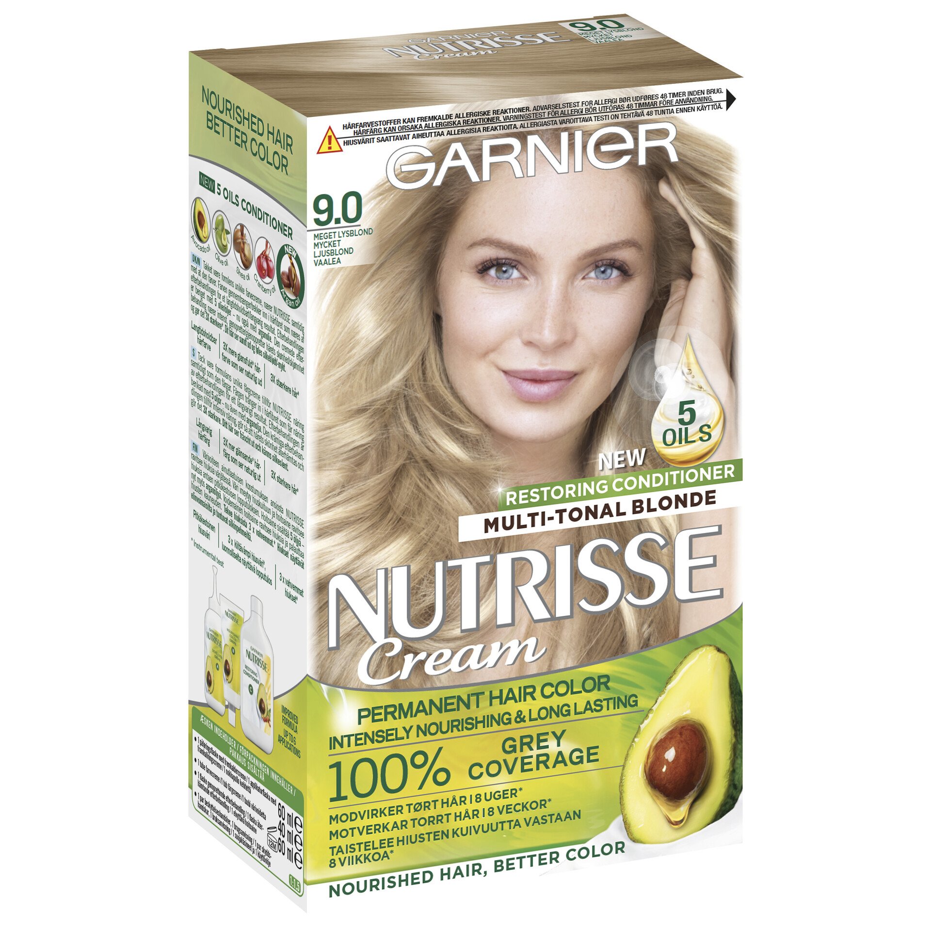 Garnier Nutrisse Cream 9 Meget Lys Blond