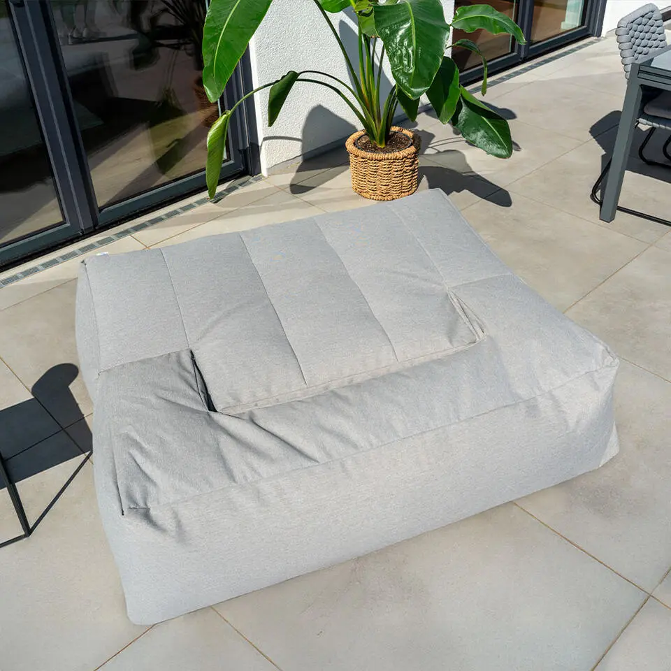 HOME DELUXE buitenzitzak HEAVEN - Lichtgrijs - 76 x 152 x 100 cm