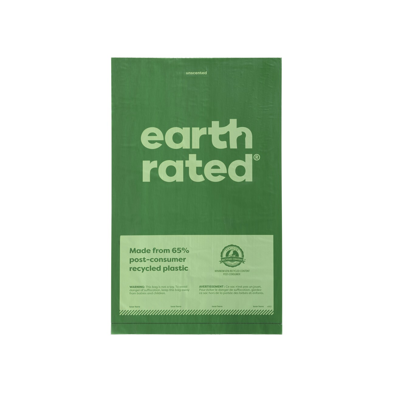 Earth Rated Kotbeutel geruchlos auf 8 Nachfüllrollen 120 Stk.