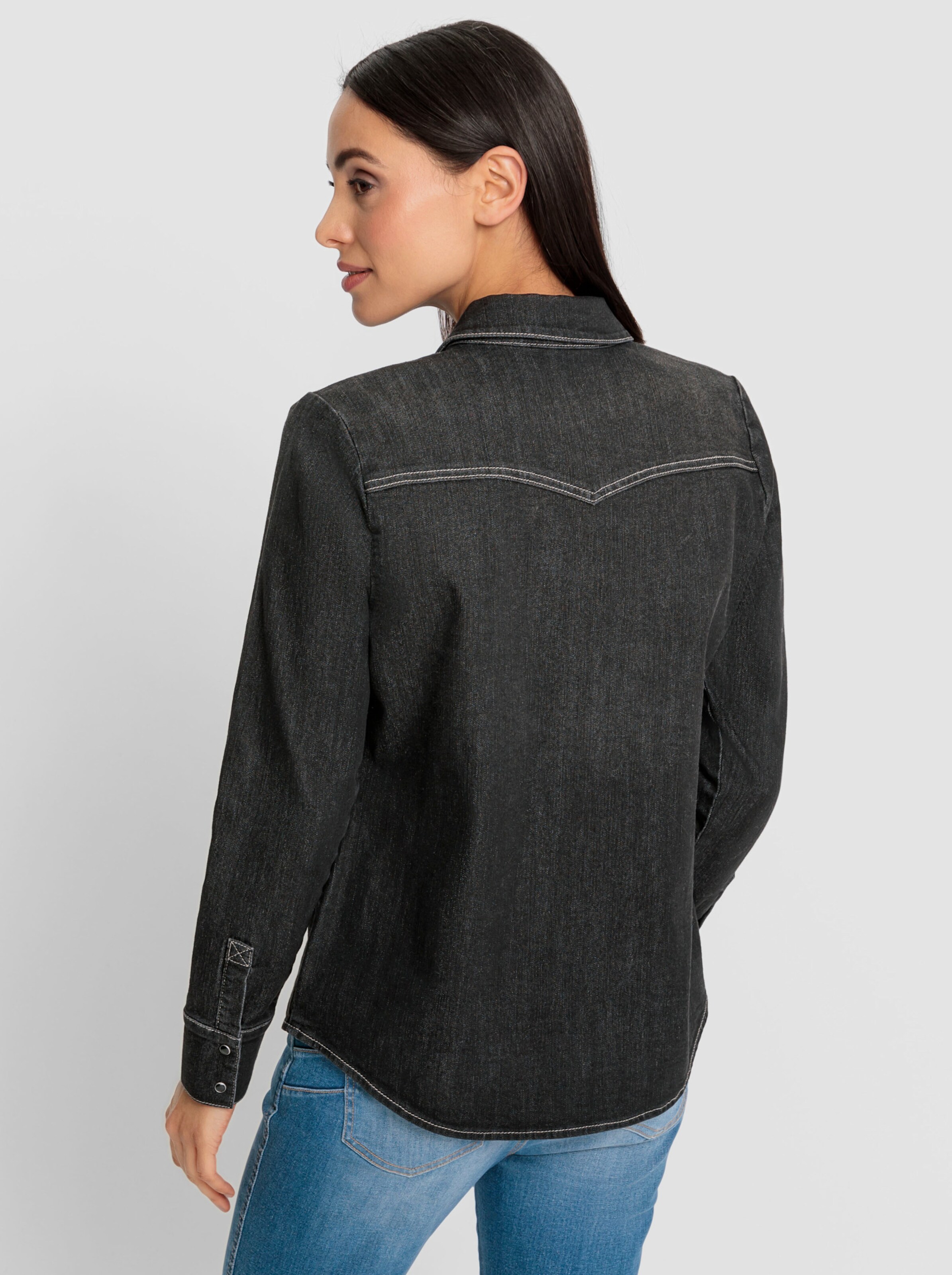 Jeansbluse