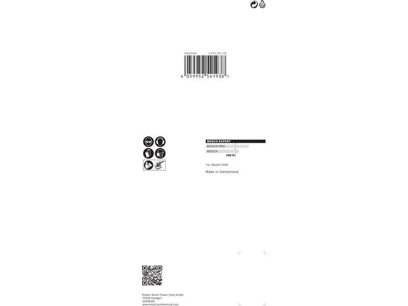 Bosch Professional Schleifpapier EXPERT C470, 93 x 186 mm, Schnelles Schleifen von Farbe und Holz