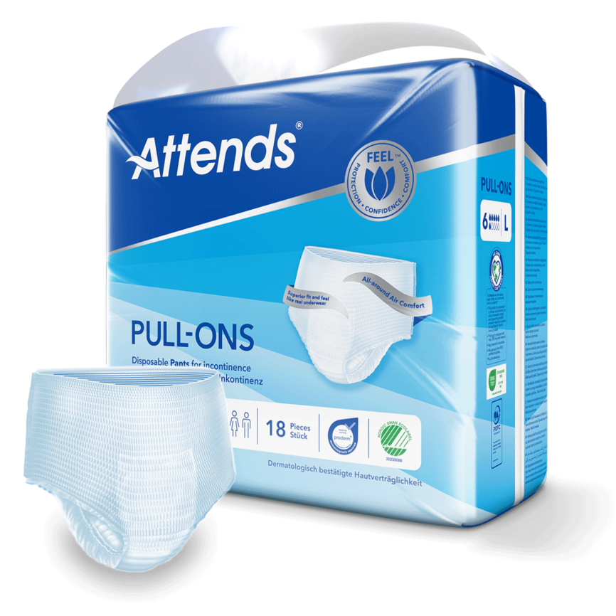 Attends Pull-Ons 6 L 18 stk