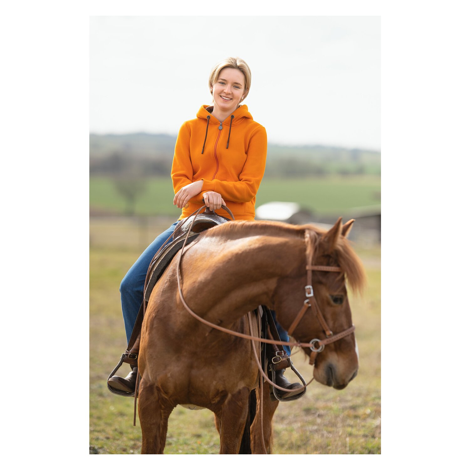 Passion 4Q Sweatjacke für Damen  - bright orange