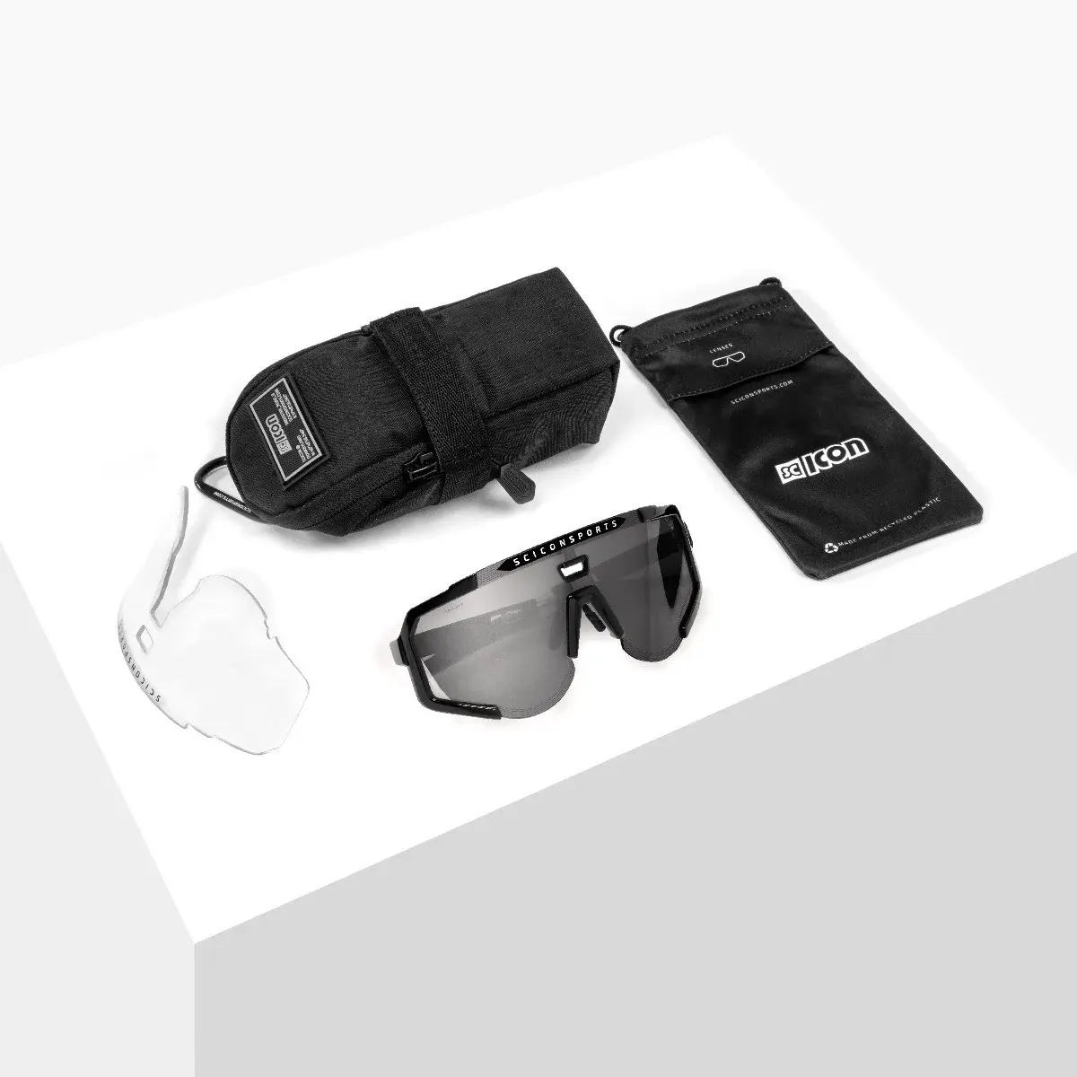 Scicon Aeroscope Sport Zonnebril Zwart SCNPP Multimirror Silver Lens