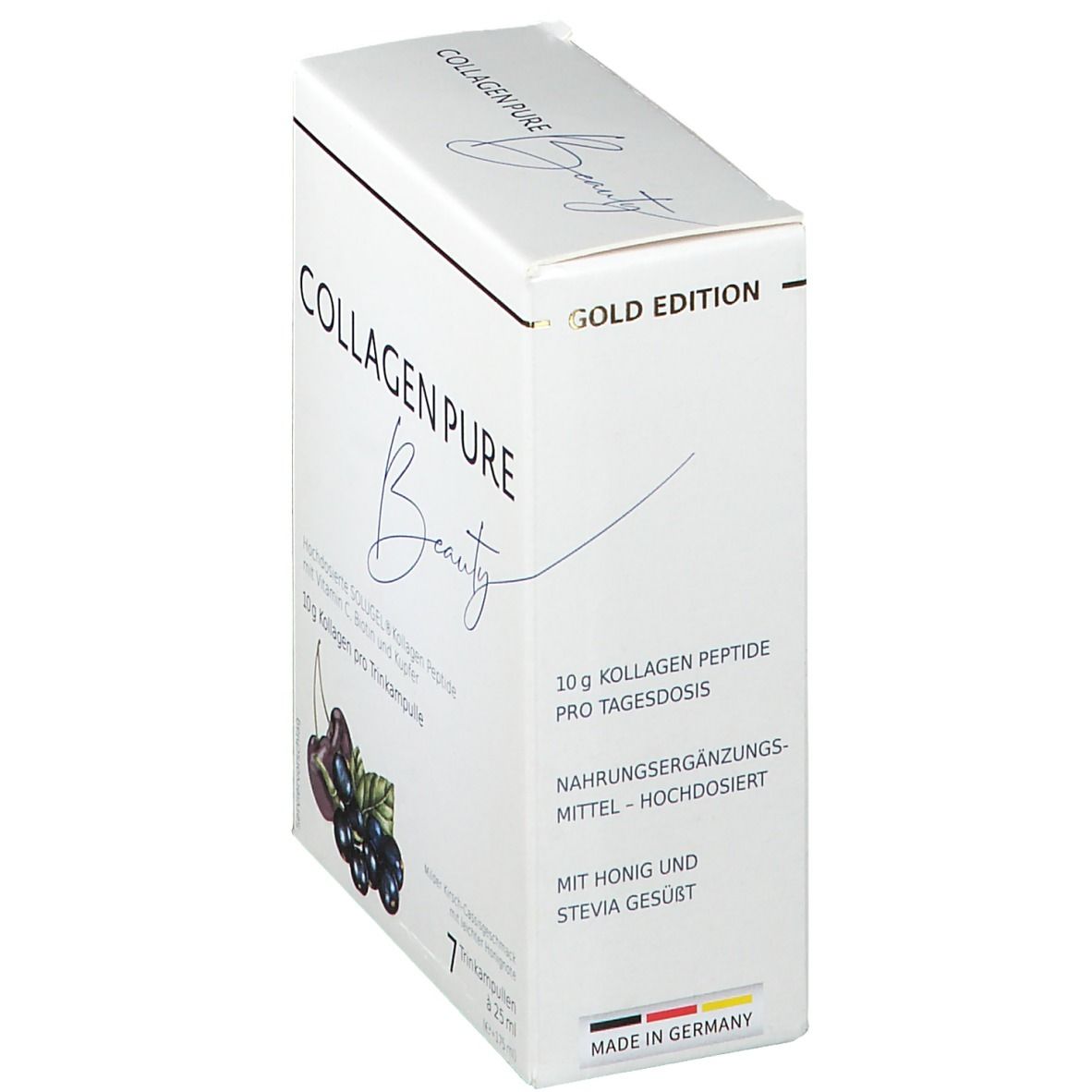 COLLAGEN PURE Beauty 10 g Gold Trinkampullen hochdosiert