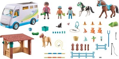 Playmobil 71493 Horses of Waterfall Byggesett Rideskole