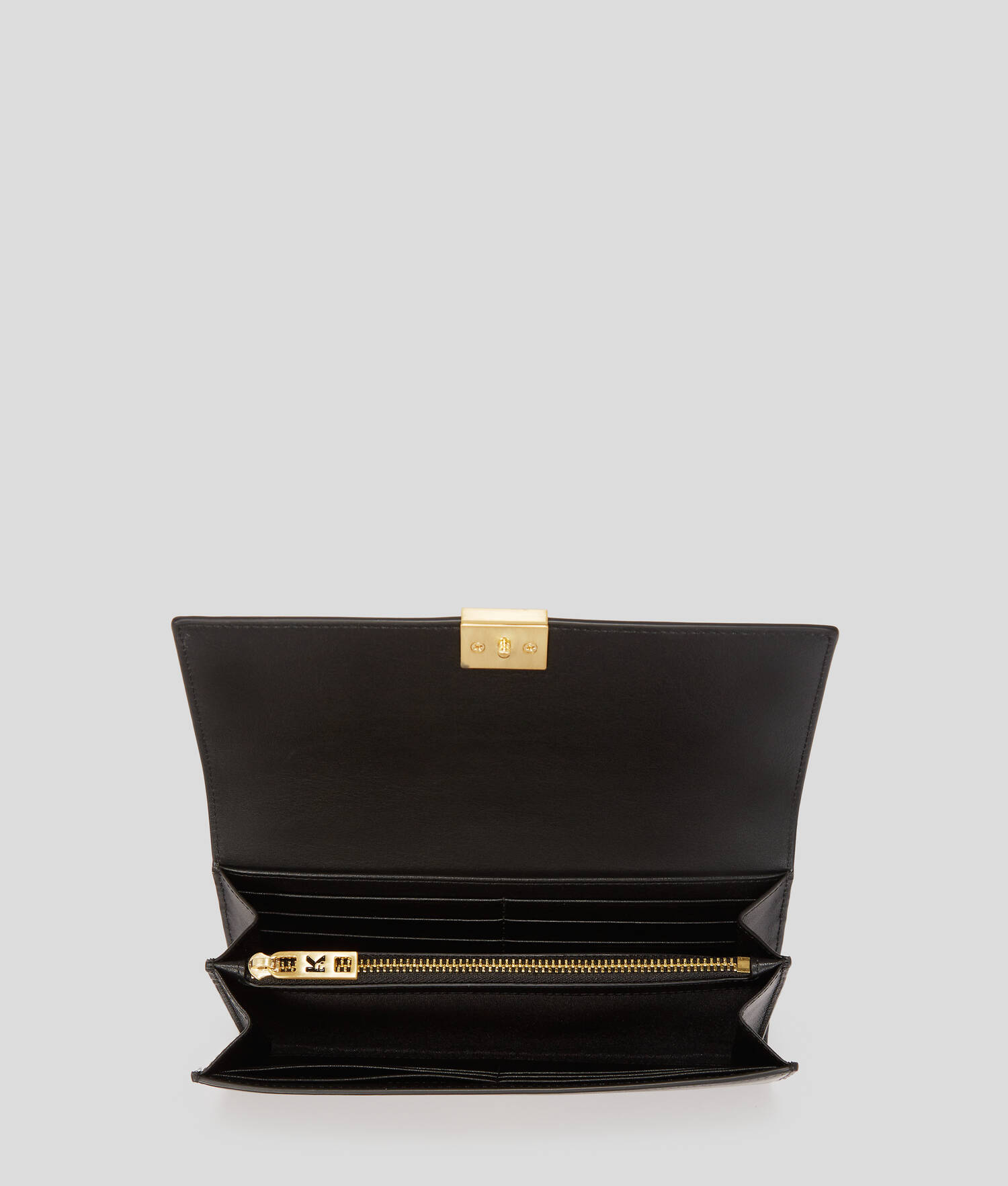 PORTEFEUILLE CONTINENTAL K/FOREVER - Noir/Or