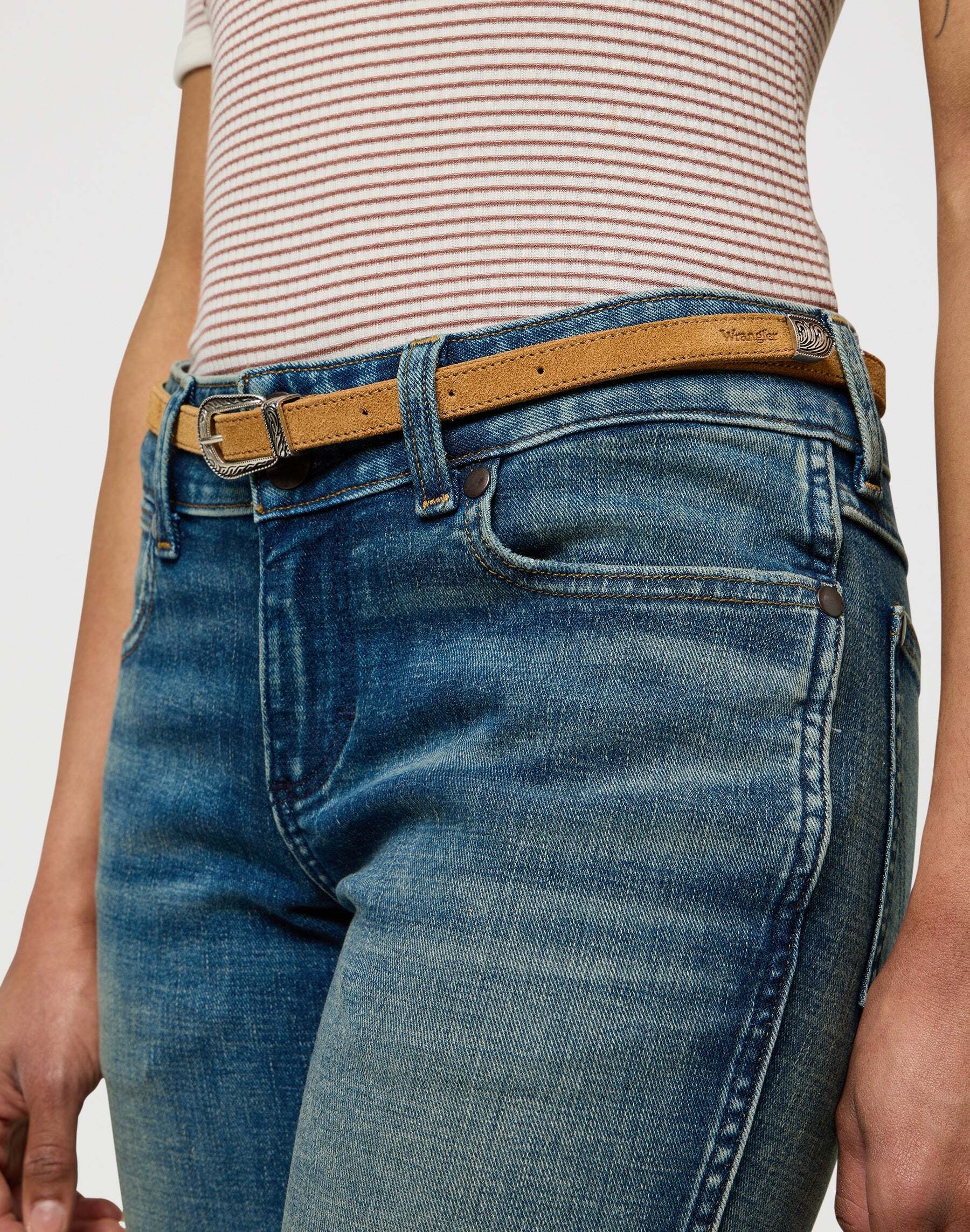 Wrangler Hüftgürtel »WRANGLER Gürtel Thin Western Belt«
