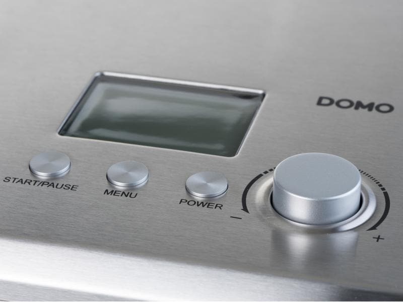Domo Glacemaschine DO9201l 2 l, Silber Glacemaschine mit 2 Litern Fassungsvermögen