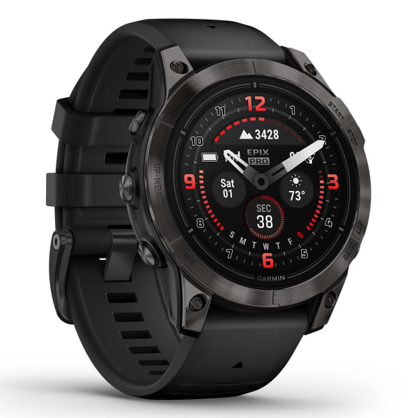 Montre cardio GPS GARMIN EPIX PRO (G2) 47MM SAPPHIRE SAPPHIRE CARBON GREY DLC TITANE BLACK