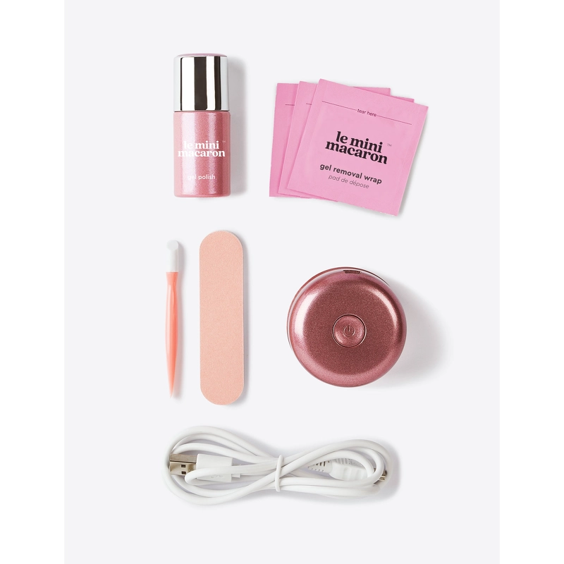 Le Mini Macaron Gel Manicure Kit - Rose Gold