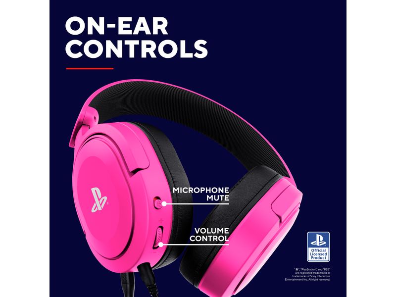 Trust Headset GXT498P Forta Pink/Schwarz Gaming-Headset für die Playstation 5
