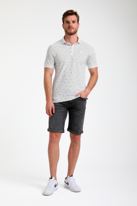 Gabbiano ecru heren polo