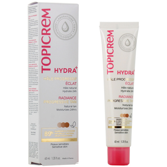Crème visage hâle progressif Hydra+ Topicrem