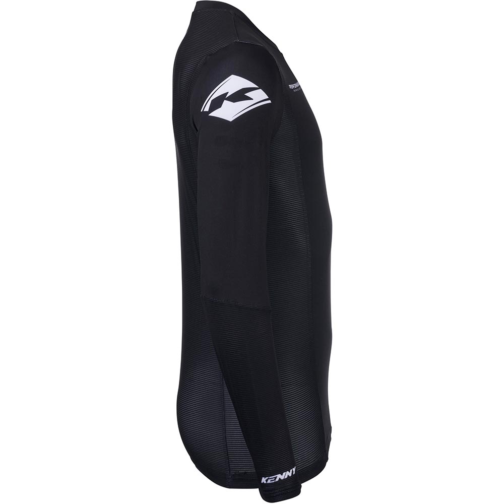 Kenny - Maillot Performance Solid Noir / Blanc