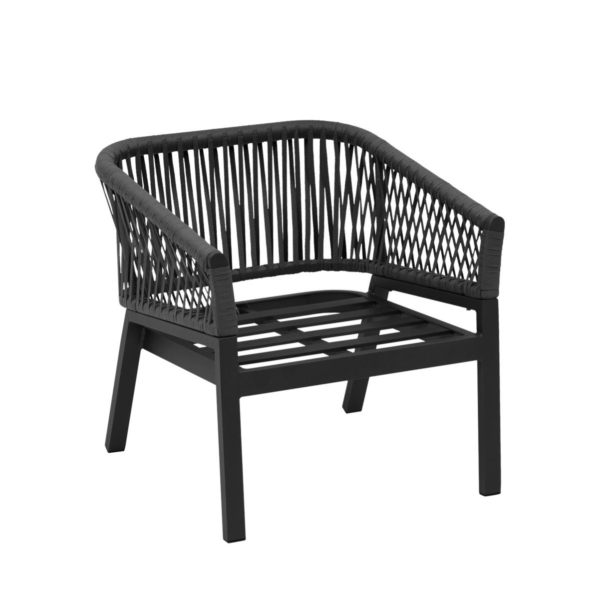 FAUTEUIL SALON ORIENGO ANTHRACITE GRAPHITE