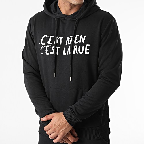 Ensemble De Survetement Logo Noir Blanc