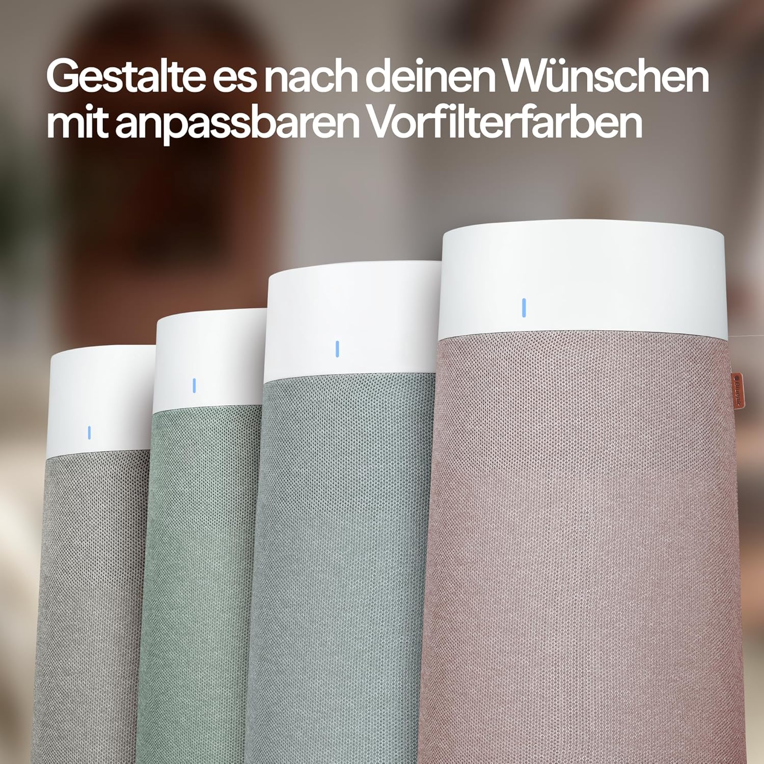 BLUEAIR Luftreiniger für Räume bis 43 m² – Smart, Leise, HEPASilent Technologie, Ideal für Zuhause, Schlafzimmer, Kinderzimmer, Gegen Staub, Allergene, Rauch, Schimmel, Tierhaare – Blue Pure 511i Max
