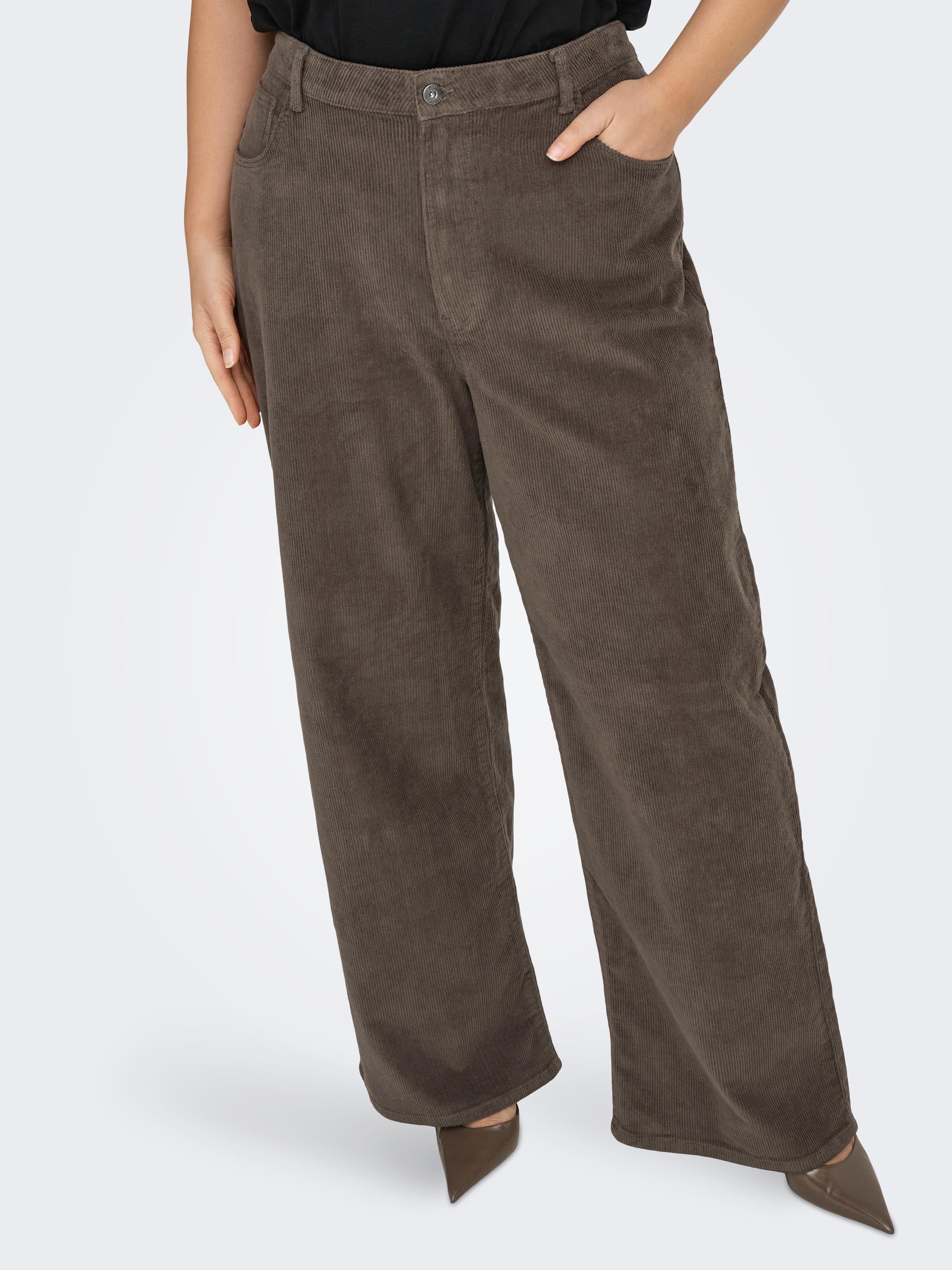 ONLY CARMAKOMA Cordhose »CARHOPE GLOBAL EX HW WIDE CORD PNT NOOS«