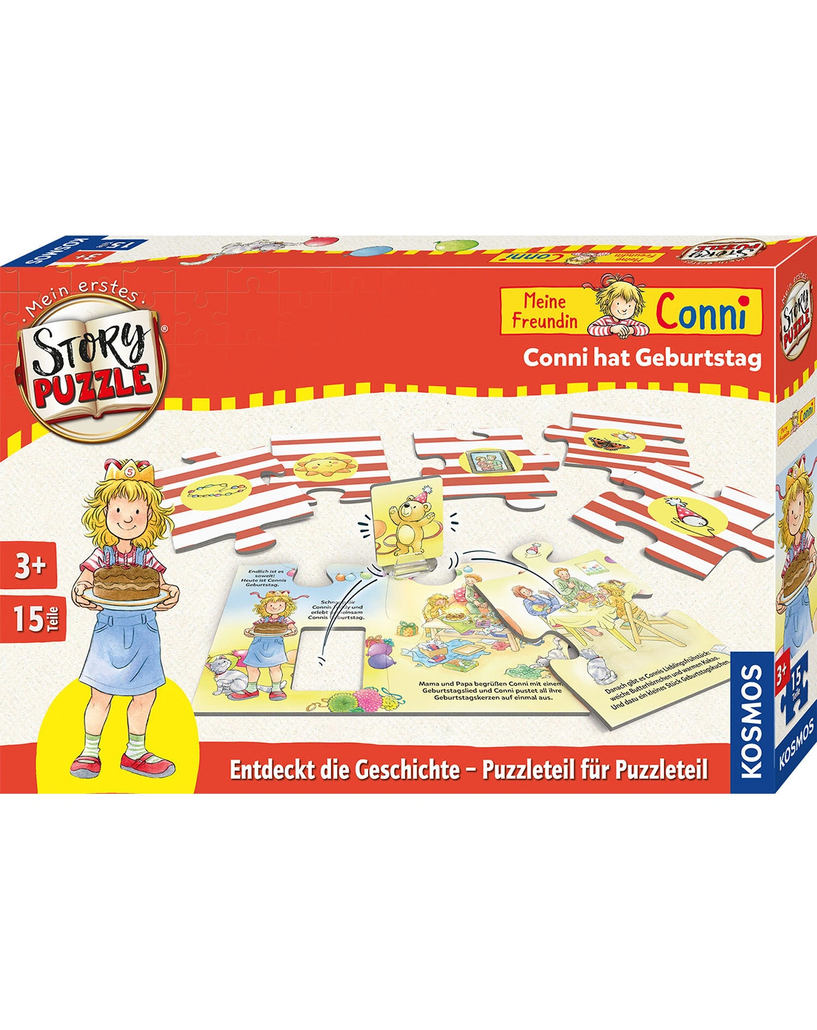 Story-Puzzle CONNI HAT GEBURTSTAG 15-teilig