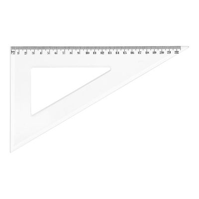 Wonday - Équerre plastique 21 cm - 30°/60°