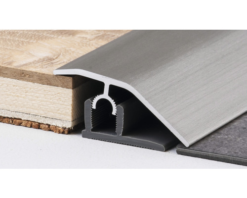 Aluminium Sahara geanodiseerd adapterprofiel 10x44x1000 mm