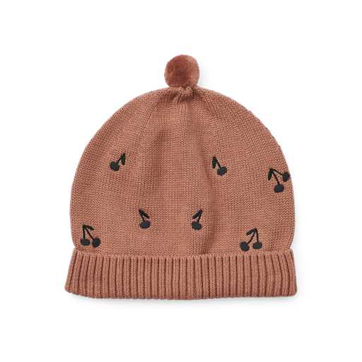 Liewood Aster Beanie, Cherries/Dark Rosetta, 5-6 år