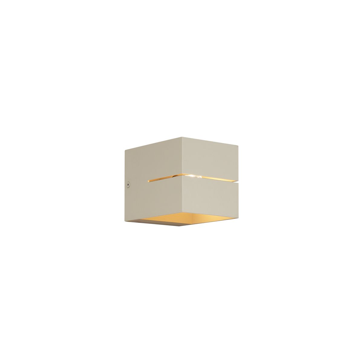 Moderne wandlamp beige G9 vierkant - Transfer