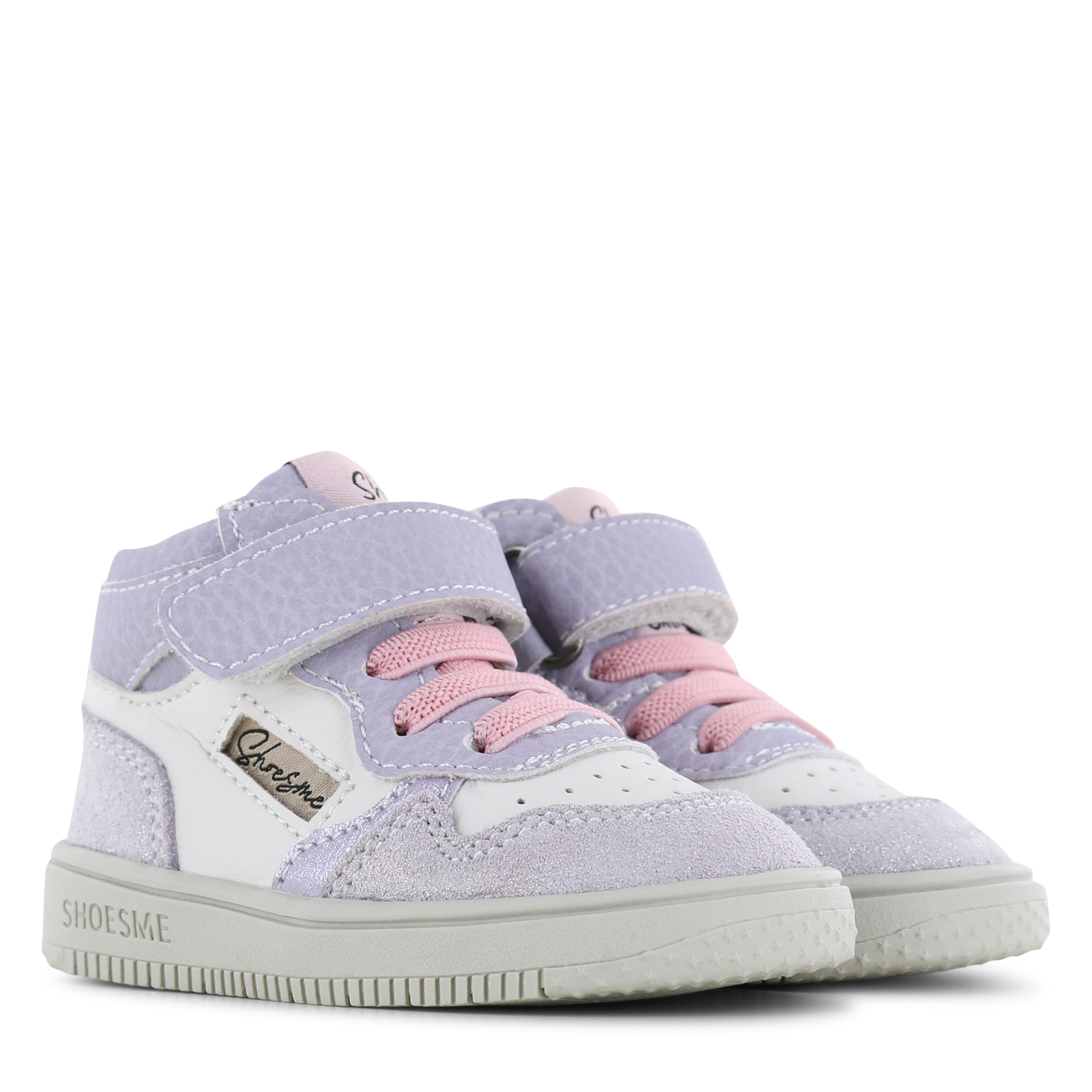 Shoesme weiß-lila Sneaker
