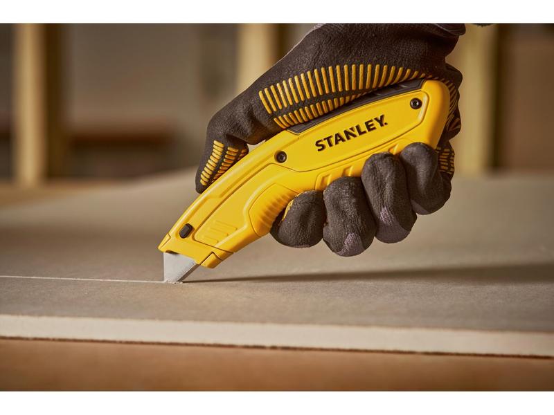 Stanley Fatmax Messer mit einziehbarer Klinge Robustes Messer mit Gehäuse aus Zinkdruckguss