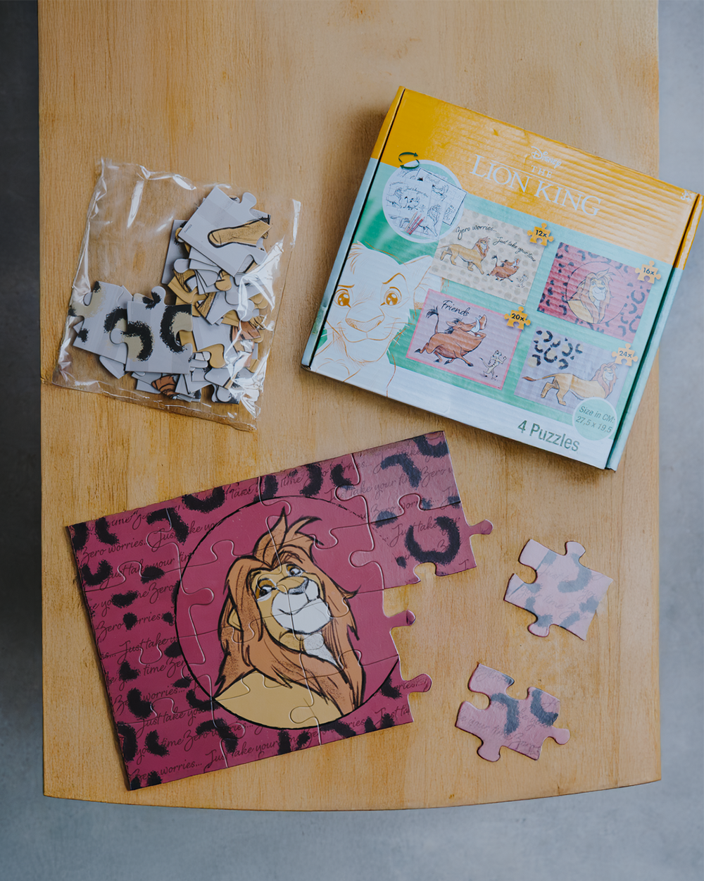 Puzzel 4-in-1 - Multi-color