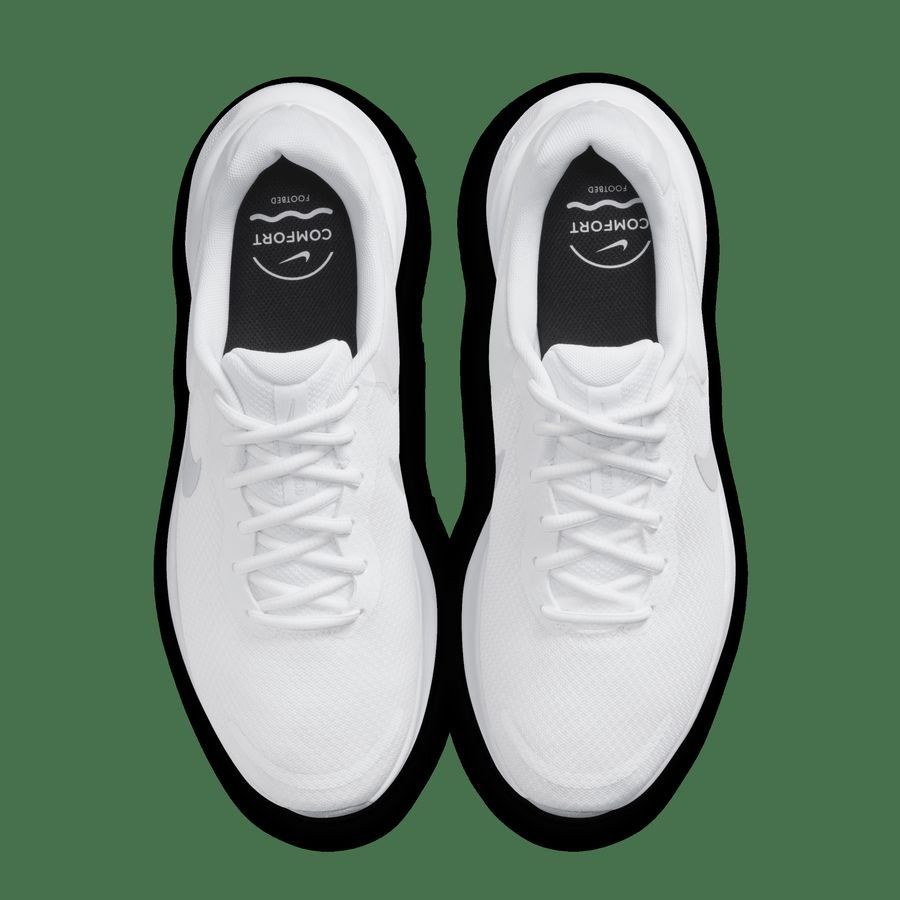 Nike Revolution 7 Men's Road Runnin WHITE/PURE PLATINUM-WHITE