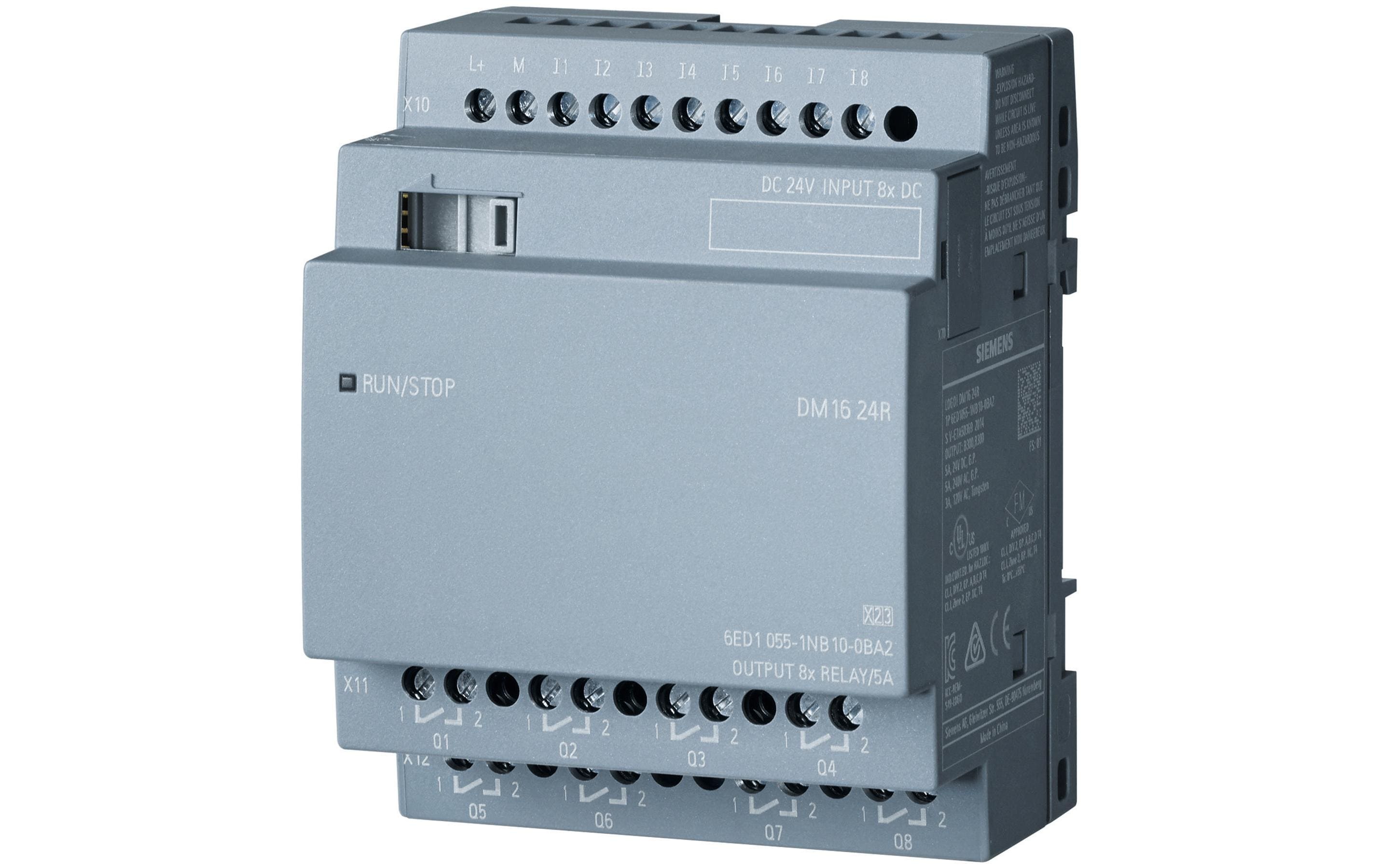 LOGO! 8 DM16 24R Erweiterung<br>Schaltmodul