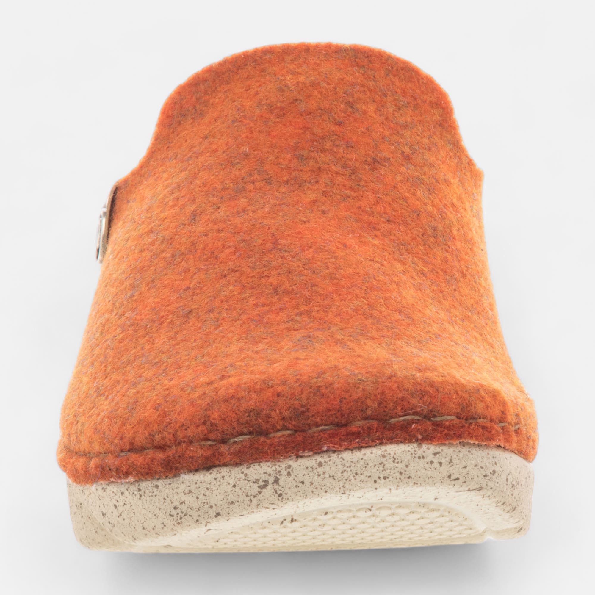 Pantoufles mules Femme orange