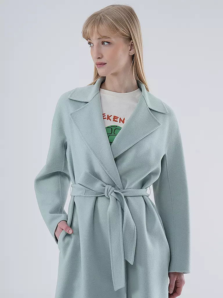 MAX MARA STUDIO Wollmantel CLES blau