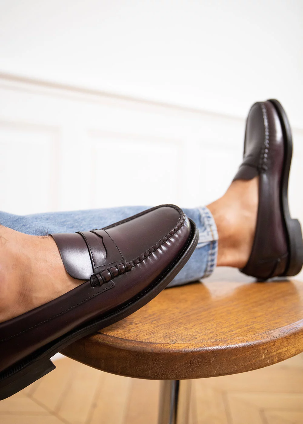 CLASSIC DAN CUIR BURGUNDY