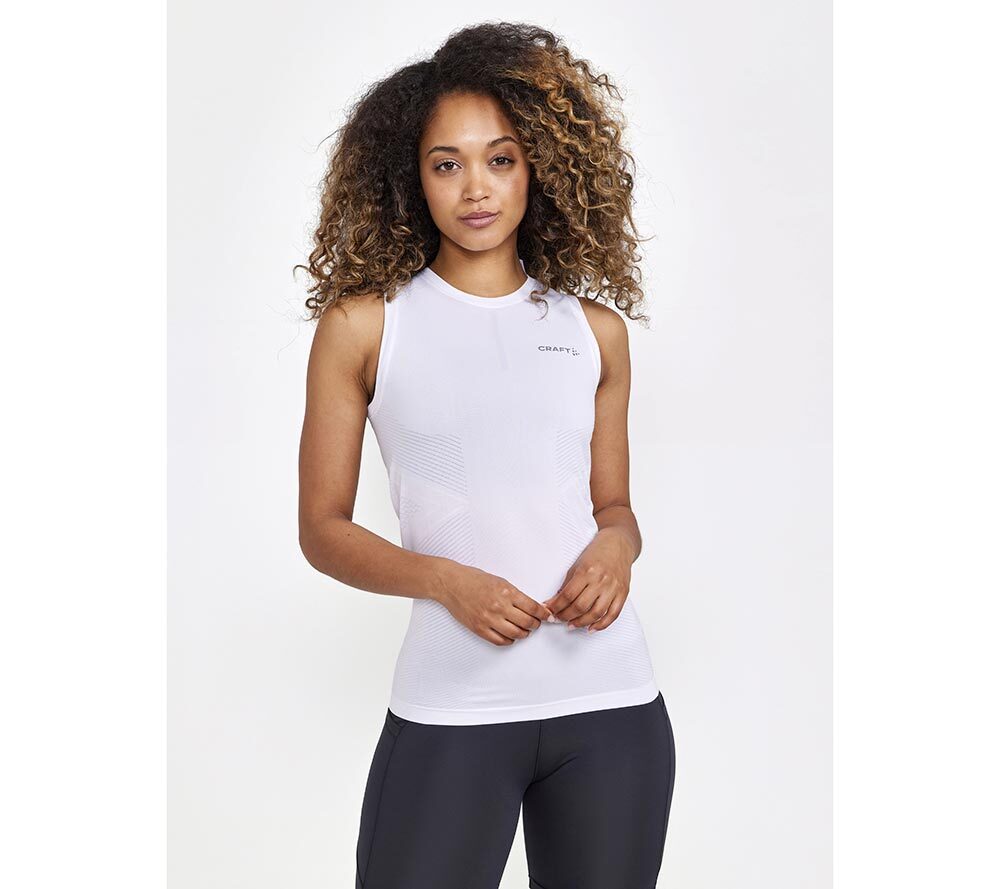 Craft ADV Cool Intensity SL Ondershirt Zonder Mouwen Wit Dames