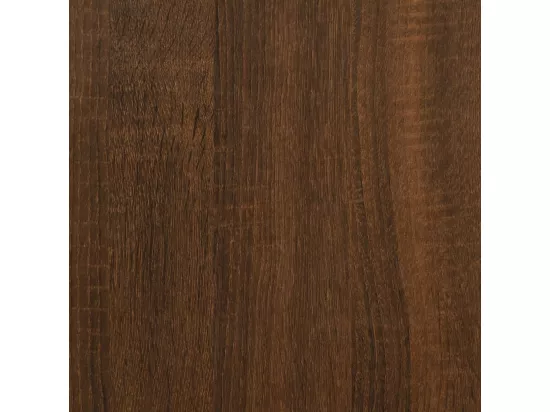 Table console chêne marron 145x22,5x75 cm bois d'ingénierie