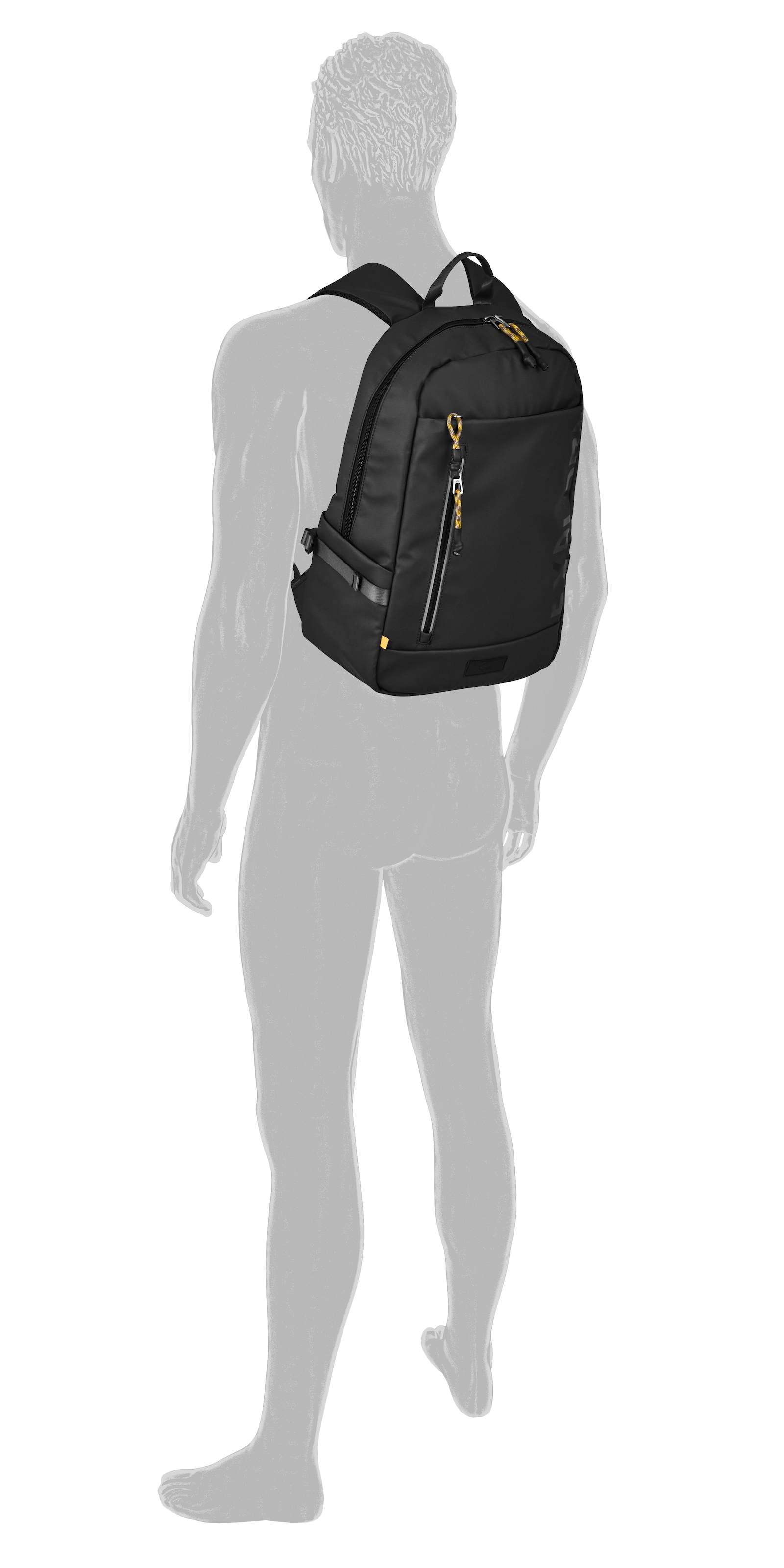 camel active Rucksack »Explore« wasserabweisendes recyceltes Nylon und reflektierende Reissverschlüsse