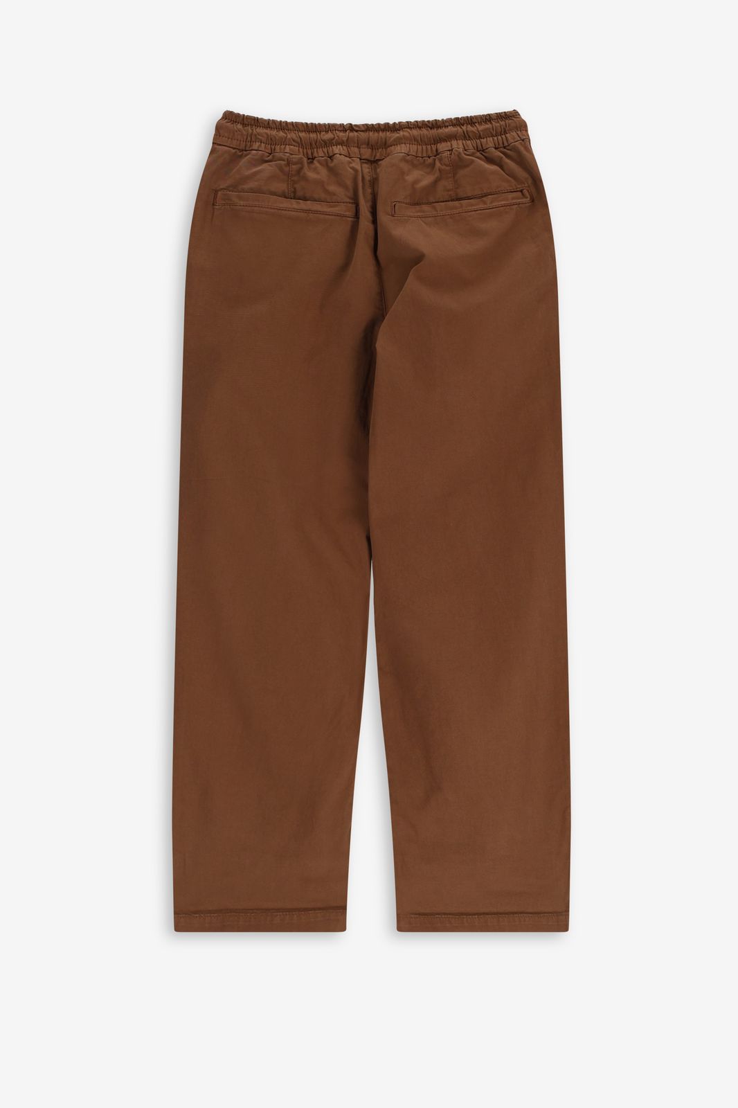 Bruine pull on broek met aantrekkoorden