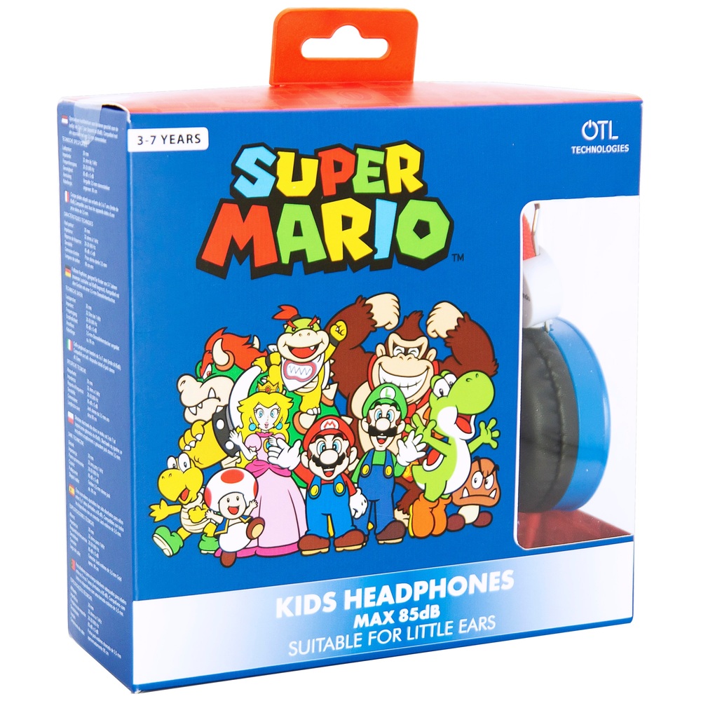 Super Mario Kinderkopfhörer Blau