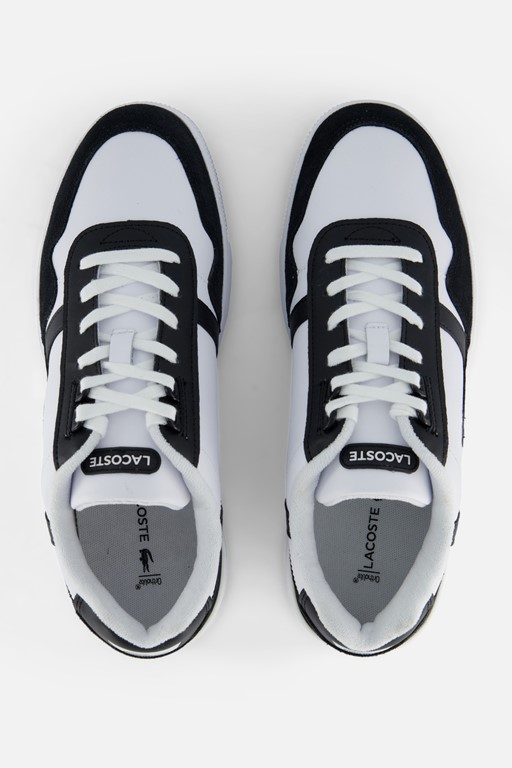 Lacoste T-Clip Sneakers wit Leer