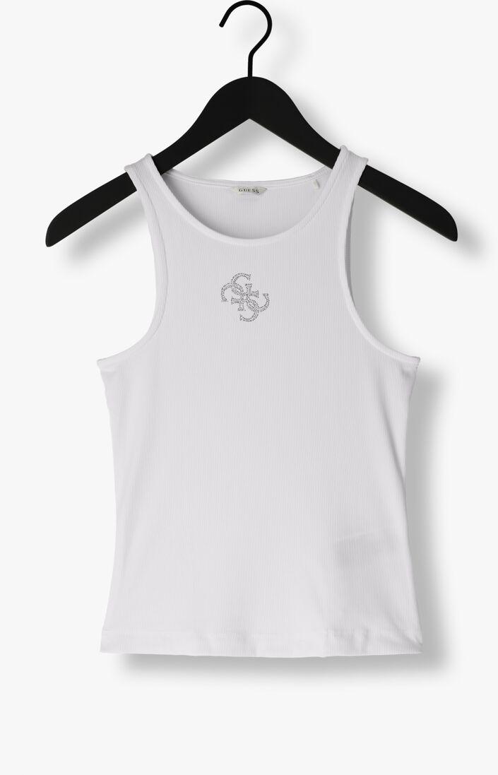 GUESS witte guess top sl round neck gwendalina top