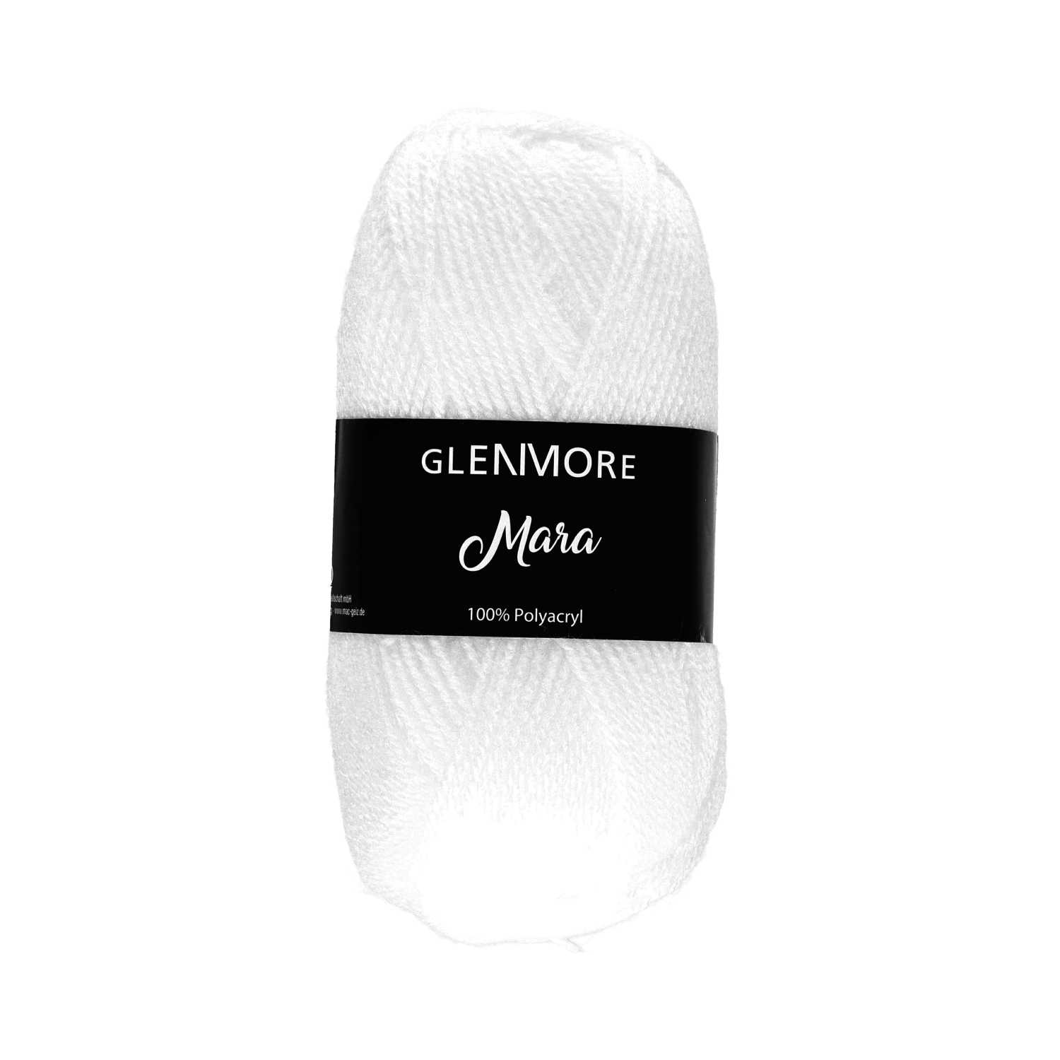 Garn *GlenMore* Mara 50g weiß