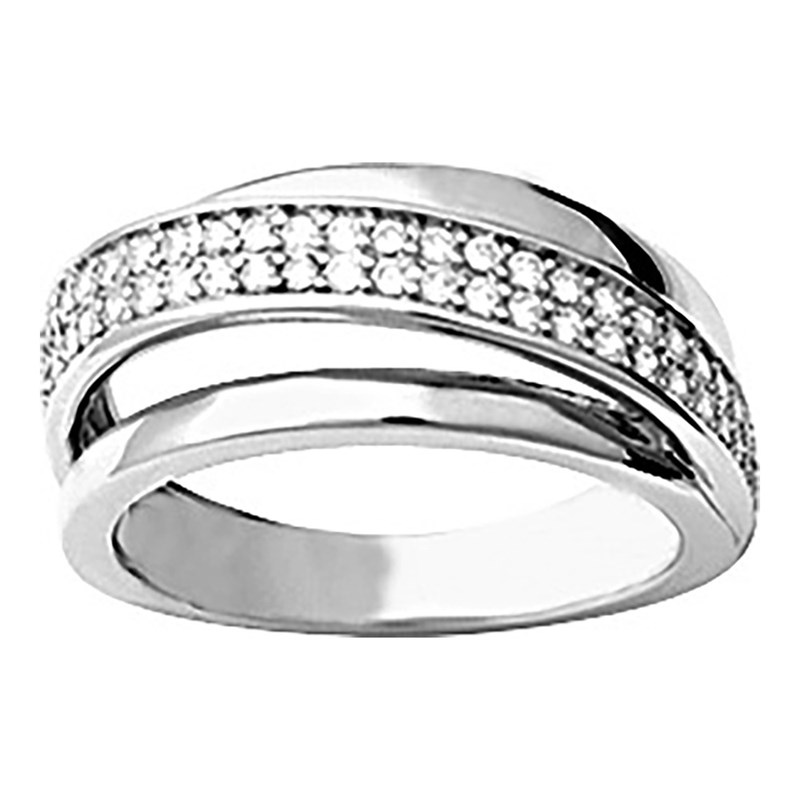 Bague femme - Oxyde de zirconium - Argent 925