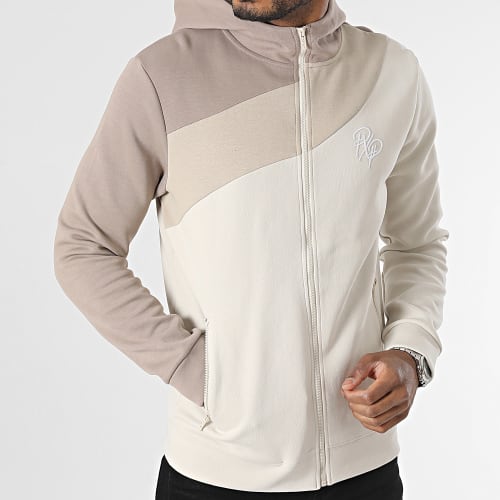 Sweat Zippé Capuche 2333117 Beige